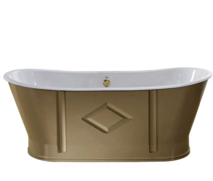 Badkar - Chateau beige gjutjärn 170 cm