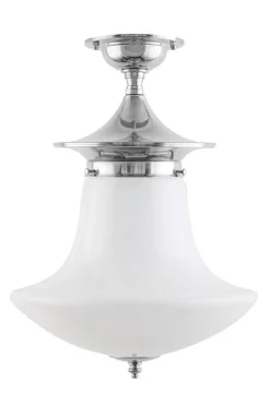 Badrumslampa - Dahlberg 100 nickel, klottrattskärm