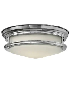 Badrumslampa - Taklampa Teign plafond krom/matt vit