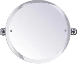 Badrumsspegel - Haga rund - Krom 45 cm