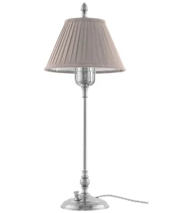 Bordslampa - Ankarcrona 50 cm nickel, beige skärm