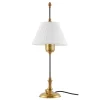 Bordslampa - Kellgren mässing, vit skärm