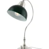 Bordslampa - Lagerlöf nickel, grön skärm