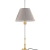 Bordslampa - Stiernstedt mässing, beige skärm