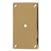 Bottenplatta mässing - För knopp/krok 40 x 70 mm