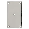 Bottenplatta nickel - För knopp/krok 40 x 70 mm