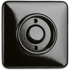 Dimmer kvadrat svart bakelit - THPG infällt
