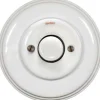 Dimmer LED 4-100W universal vitt porslin - Fontini infällt