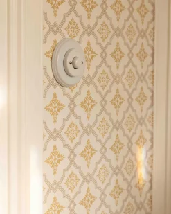 Dimmer LED 4-100W universal vitt porslin - Fontini infällt