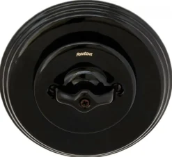 Dimmer svart porslin - Fontini infällt