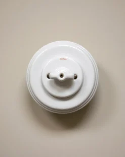 Dimmer vitt porslin - Fontini infällt