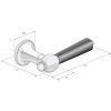 Dörrhandtag - Låsbolaget 437 nickel