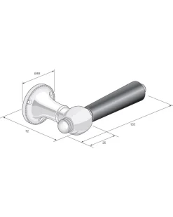 Dörrhandtag - Låsbolaget 437 nickel