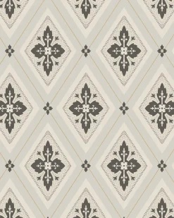 Duro Tapet - Astrid - Beige/Svart