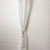Duschdraperihållare - Rund 90 cm mässing
