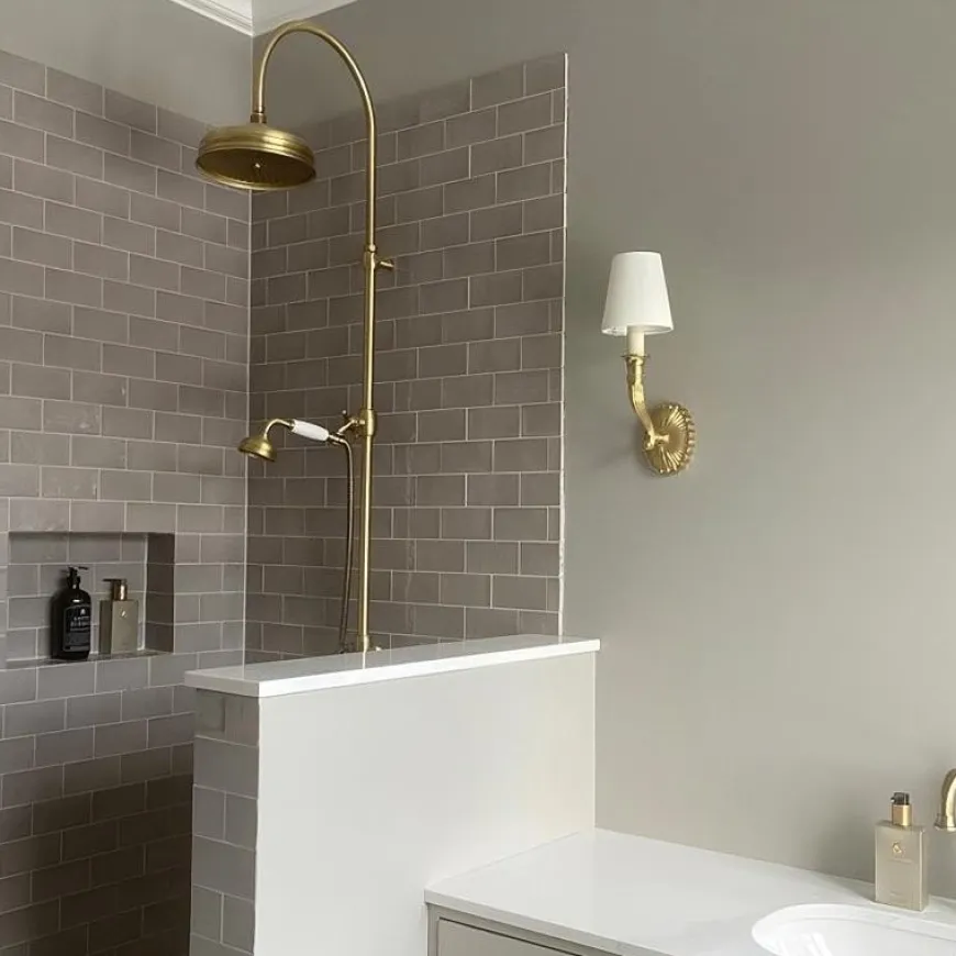 Duschset - Maxima Classic utan blandare, brons