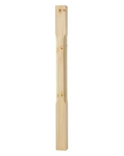 Fasad stolpe - Räckespelare 1180 x 85 mm furu