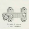 Fönsterklinka/ Skåpvred - Næsman N:o 159 nickel