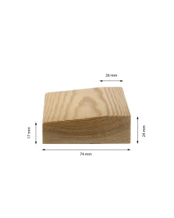 Fodersockel - Universal 24x74 mm