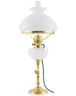 Fotogenlampa - Ekholmen mässing, elmonterad