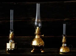 Fotogenlampa - Nattlampa mässing