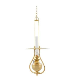 Fotogenlampa - Ronneby mässing, tak