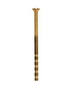 Genomgående skruv M4, spår 65 mm - Mässing