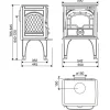 Gjutjärnskamin - Kamin Dovre 425 CB