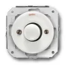 Insats dimmer universal LED 4-100W vitt porslin - Fontini infällt