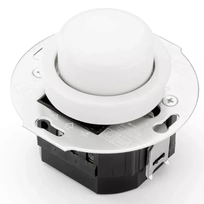 Insats LED-dimmer vitt porslin - THPG infällt