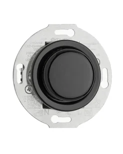 Insats universaldimmer PRO LED svart porslin - THPG infällt