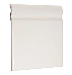 Kakel Cambridge - Golvsockel list 15 x 15 cm vit, blank