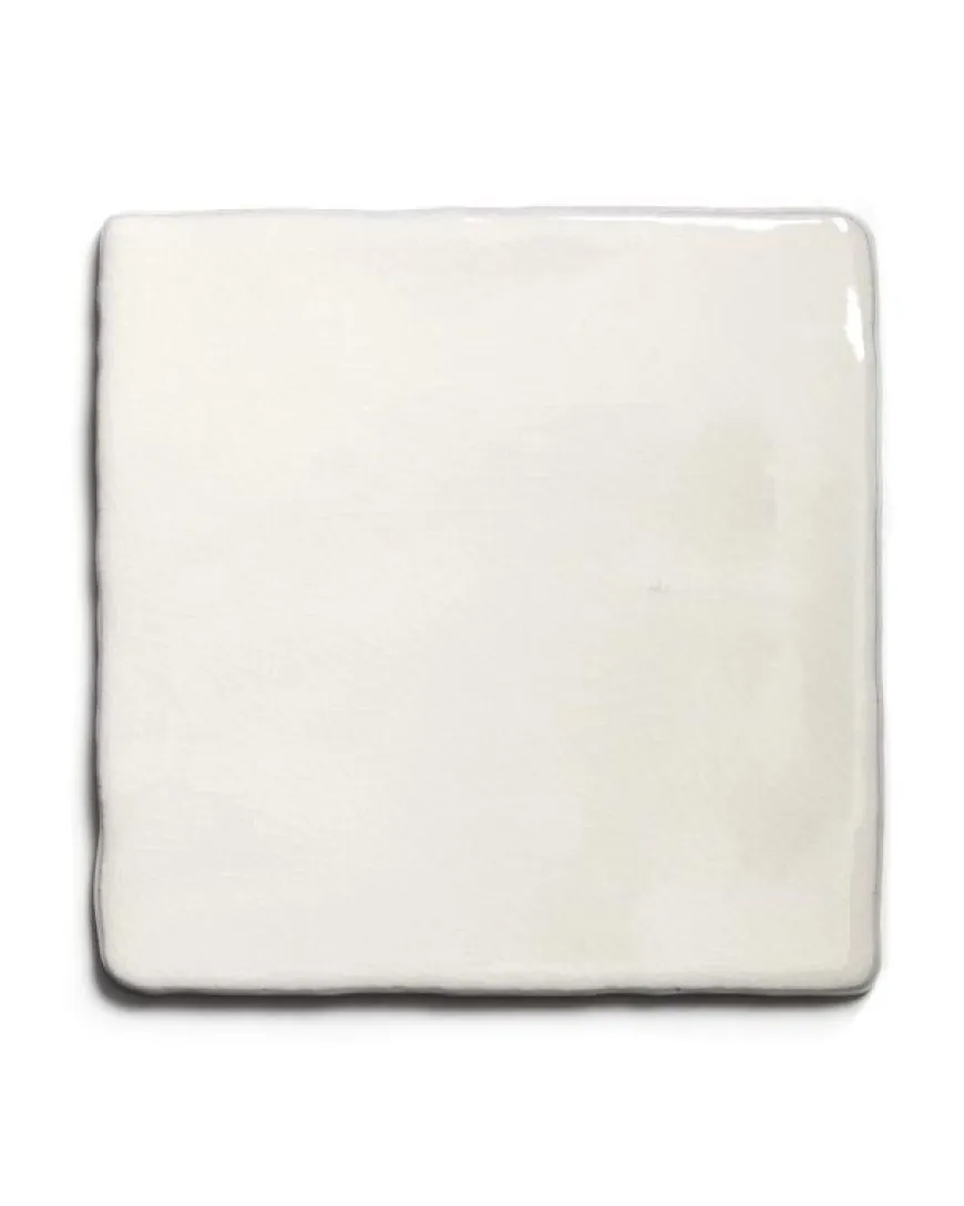 Kakel Mayfair - Krackelerad antikvit 13 x 13 cm blank, lätt vågigt