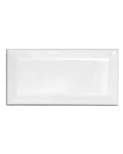 Kakel Victoria - Fasad kant 7,5 x 15 cm vit, blank