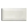 Kakel Victoria - Fasad kant 7,5 x 15 cm elfenbensvit, blank