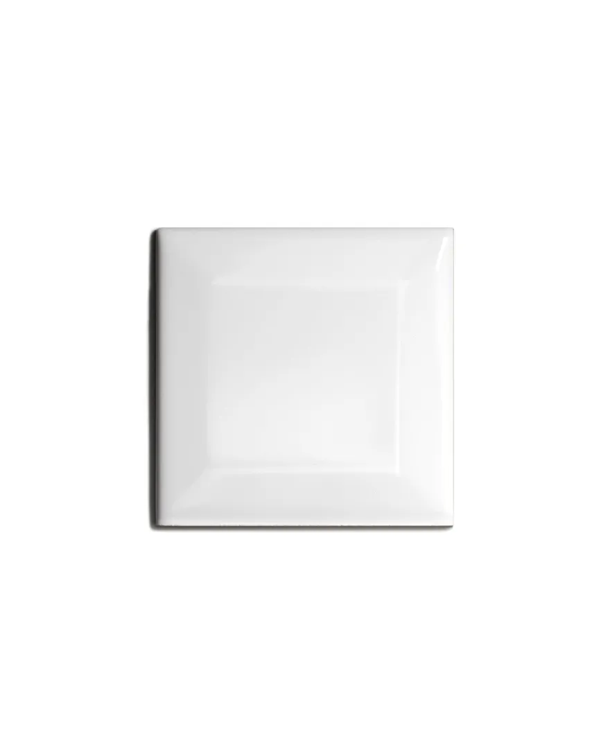 Kakel Victoria - Fasad kant 7,5 x 7,5 cm vit, blank
