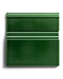 Kakel Victoria - Golvsockel list 15 x 15 cm buteljgrön