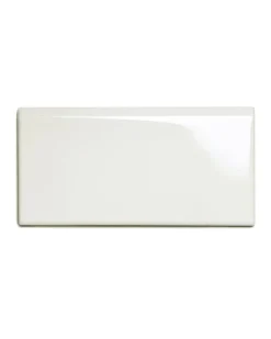 Kakel Victoria - 7,5 x 15 cm elfenbensvit bullnose långsida