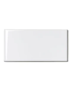 Kakel Victoria - 7,5 x 15 cm vit bullnose kortsida