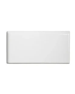 Kakel Victoria - 7,5 x 15 cm vit bullnose vänster hörn
