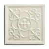 Kakel York - Dekorplatta relief 14,8 x 14,8 cm mandel
