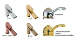 Köksblandare - Väggblandare Lady krom