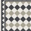 Klinker - Birmingham 15 x 15 cm vit/svart/ljusgrå