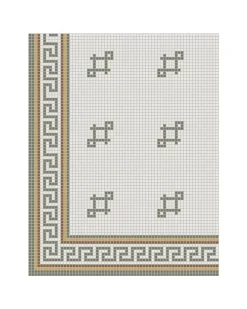 Klinkerfris hörn - Mosaik Regent Grön