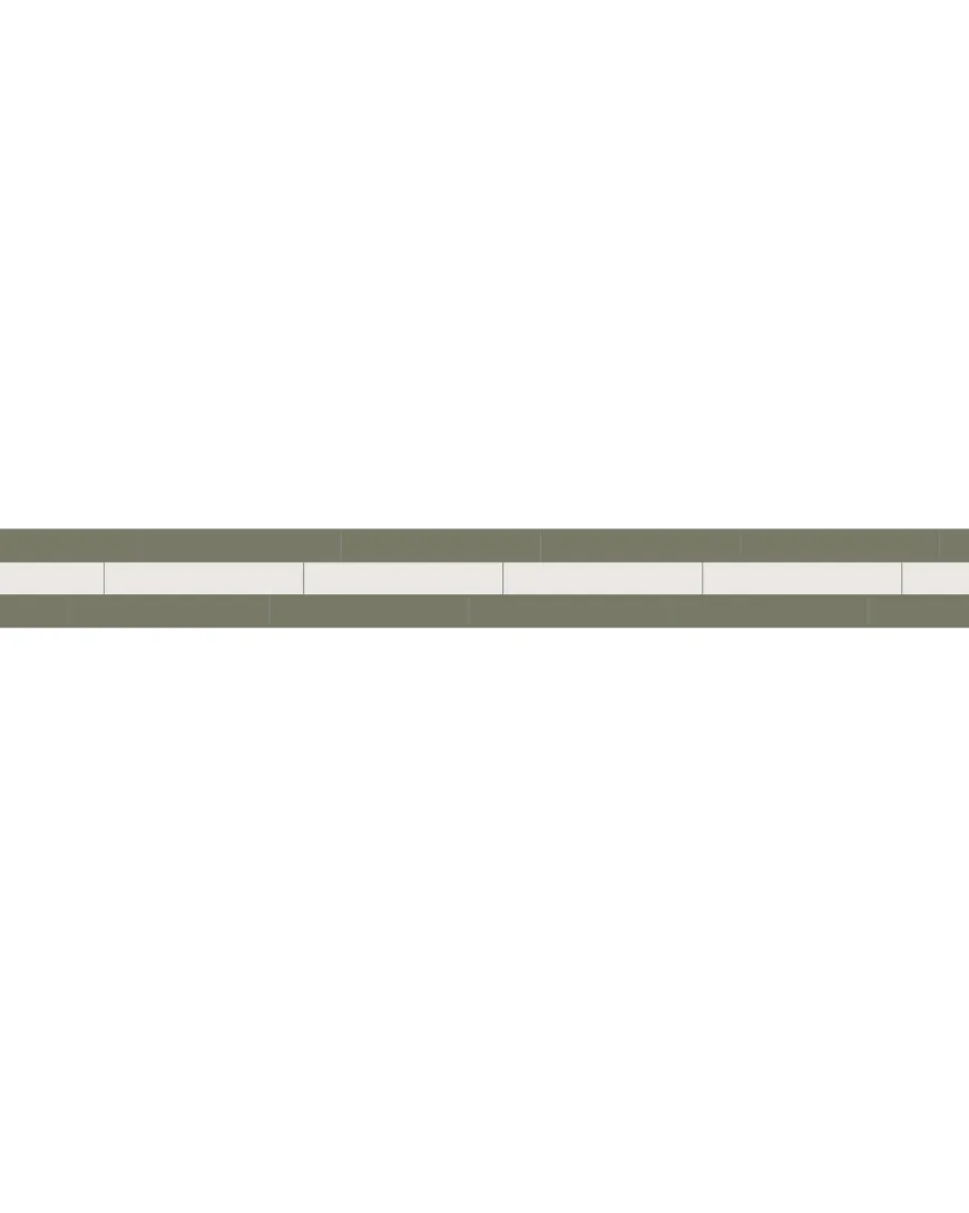 Klinkerfris - 75 mm Australian green/vit