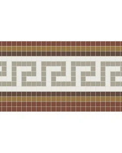 Klinkerfris - Mosaik Regent Röd