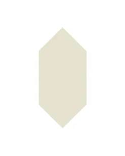 Klinker - Hexagondiamant 7 x 15 cm gulvit
