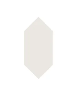 Klinker - Hexagondiamant 7 x 15 cm vit