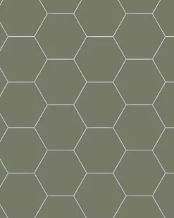 Klinker - Hexagon 15 x 15 cm Australian green