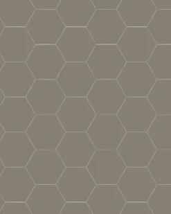 Klinker - Hexagon 10 x 10 cm grå